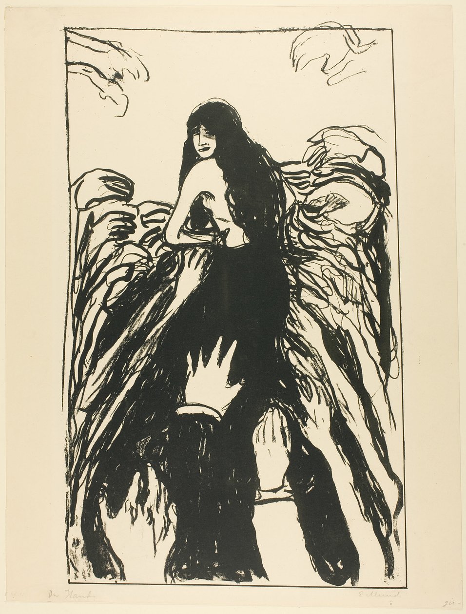 De handen door Edvard Munch