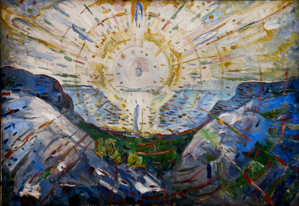 De zon door Edvard Munch