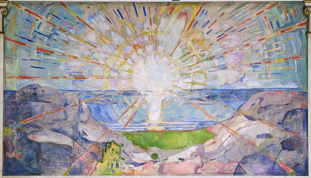 De Zon door Edvard Munch