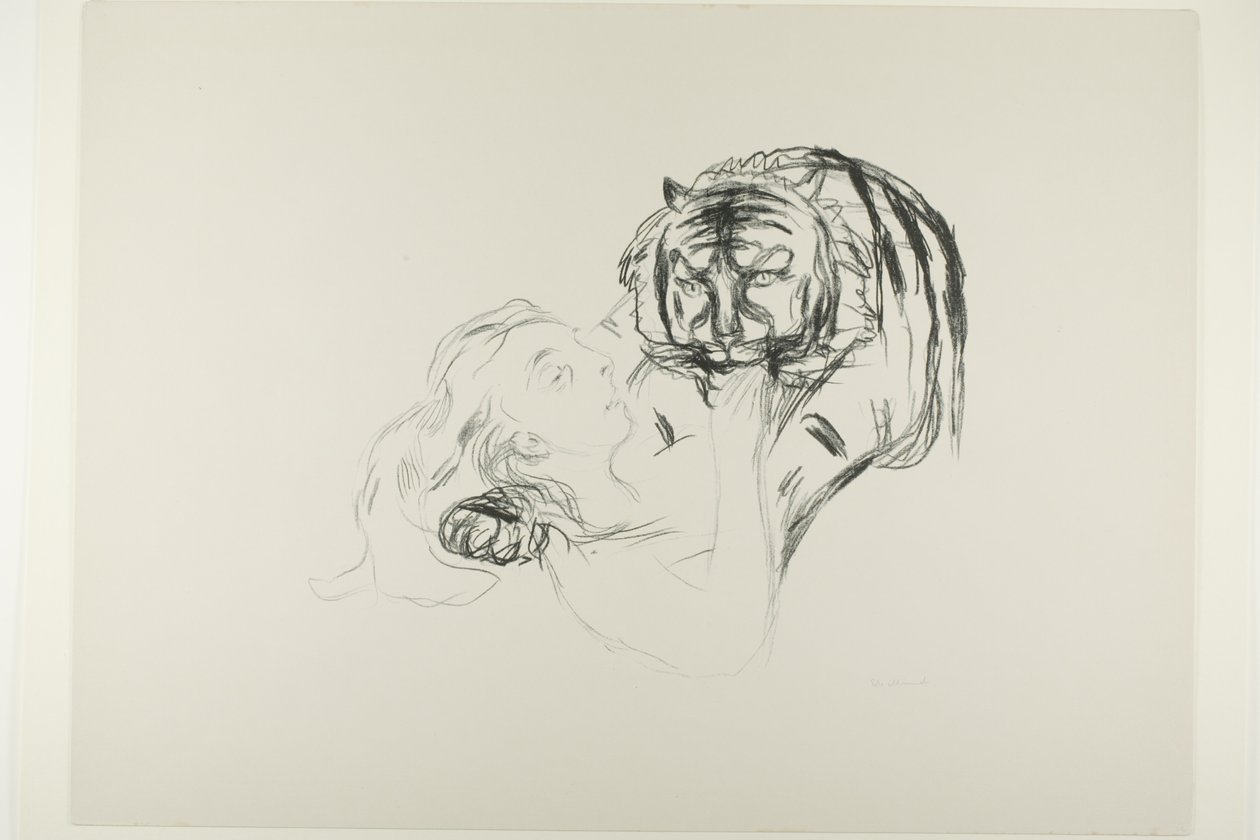 De tijger door Edvard Munch