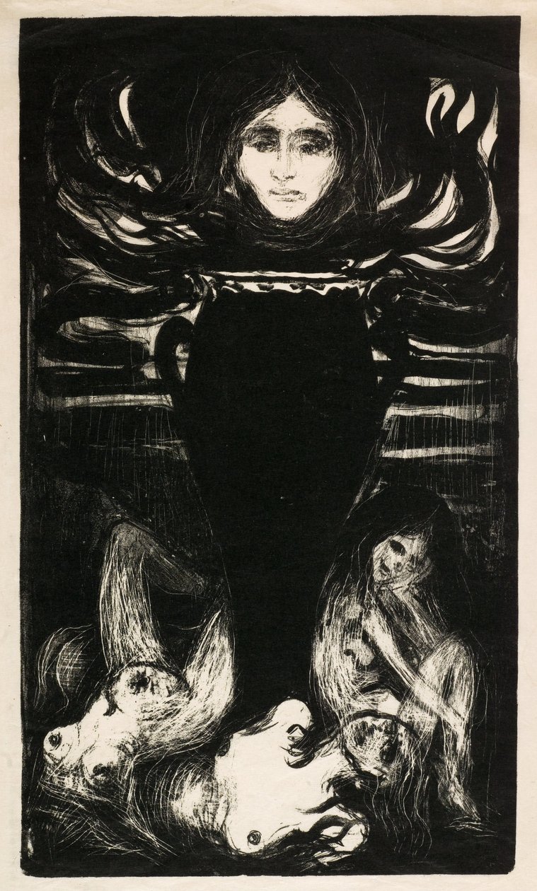 De urn door Edvard Munch