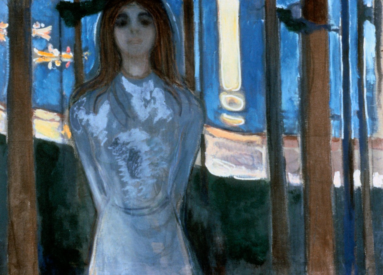 De Stem, 1893 door Edvard Munch