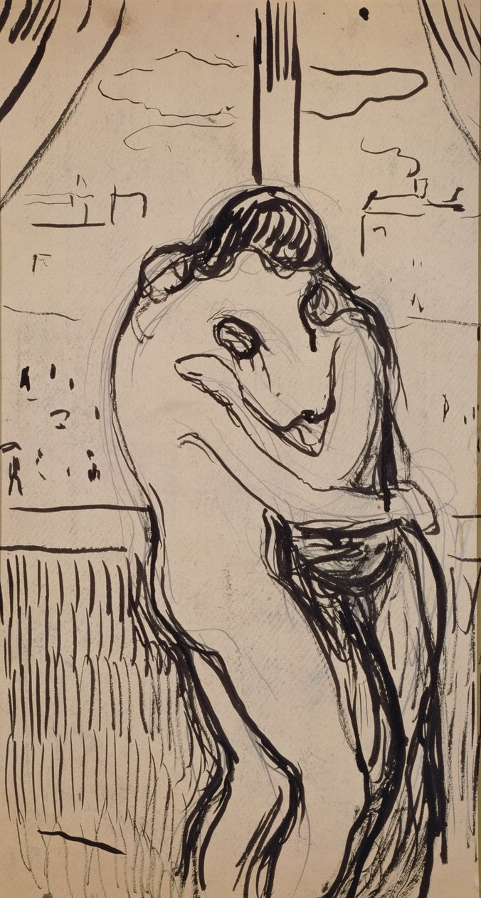 De kus door Edvard Munch