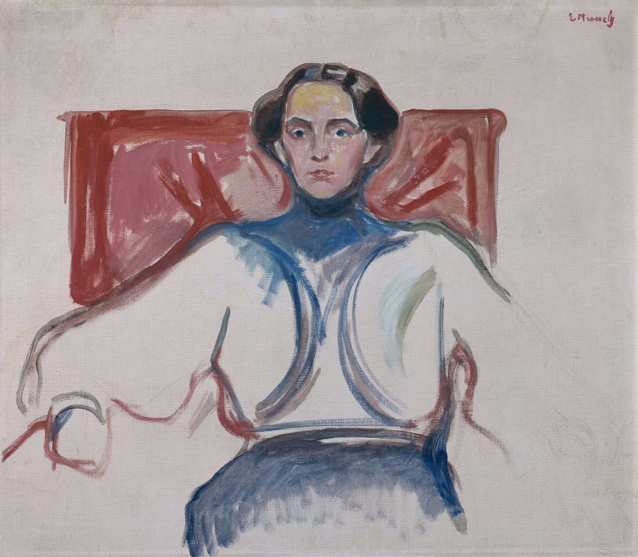De verpleegster door Edvard Munch