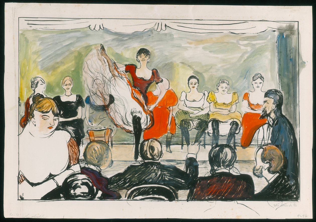 Tingletangle door Edvard Munch