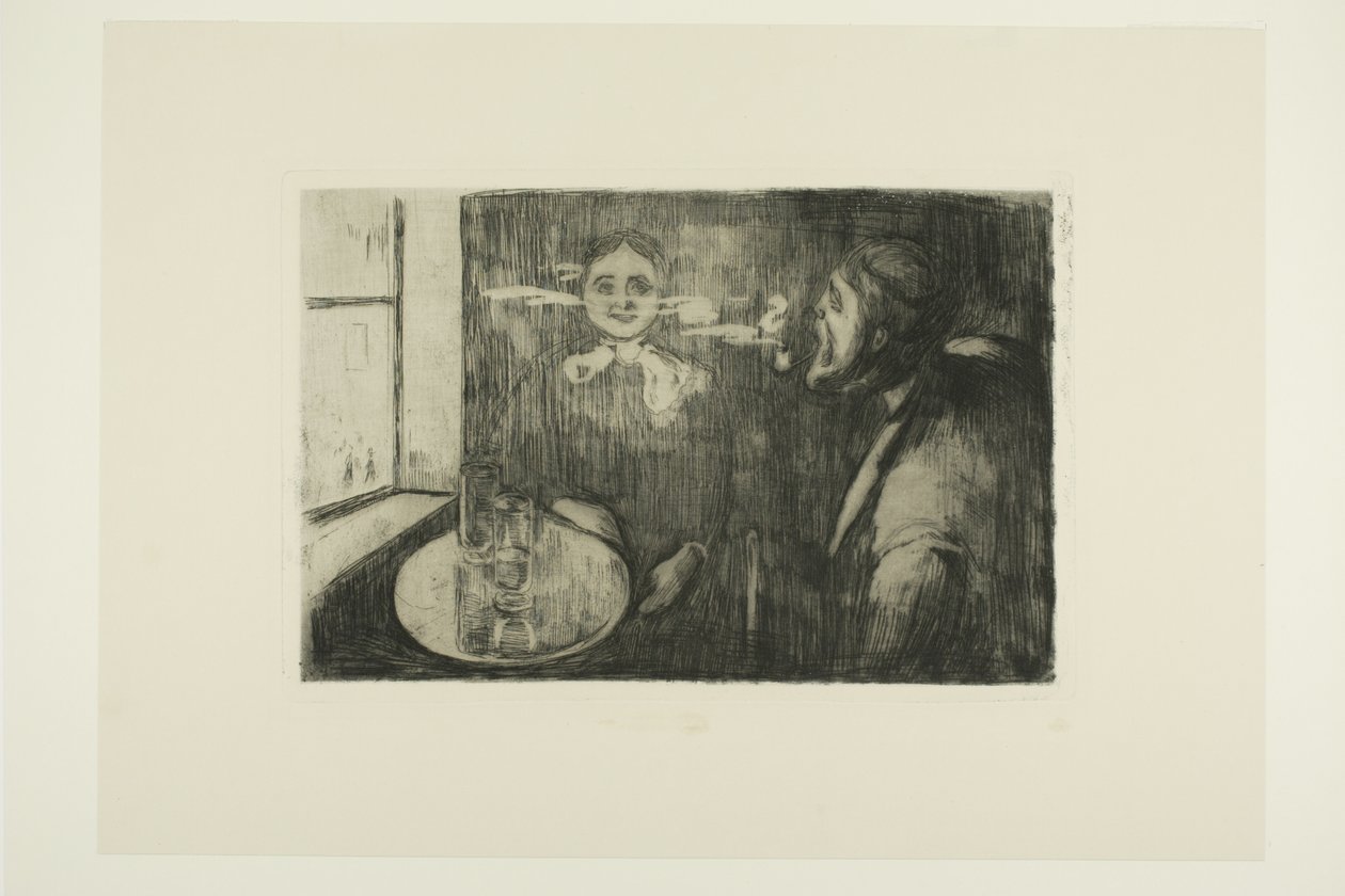 Tête à tête door Edvard Munch