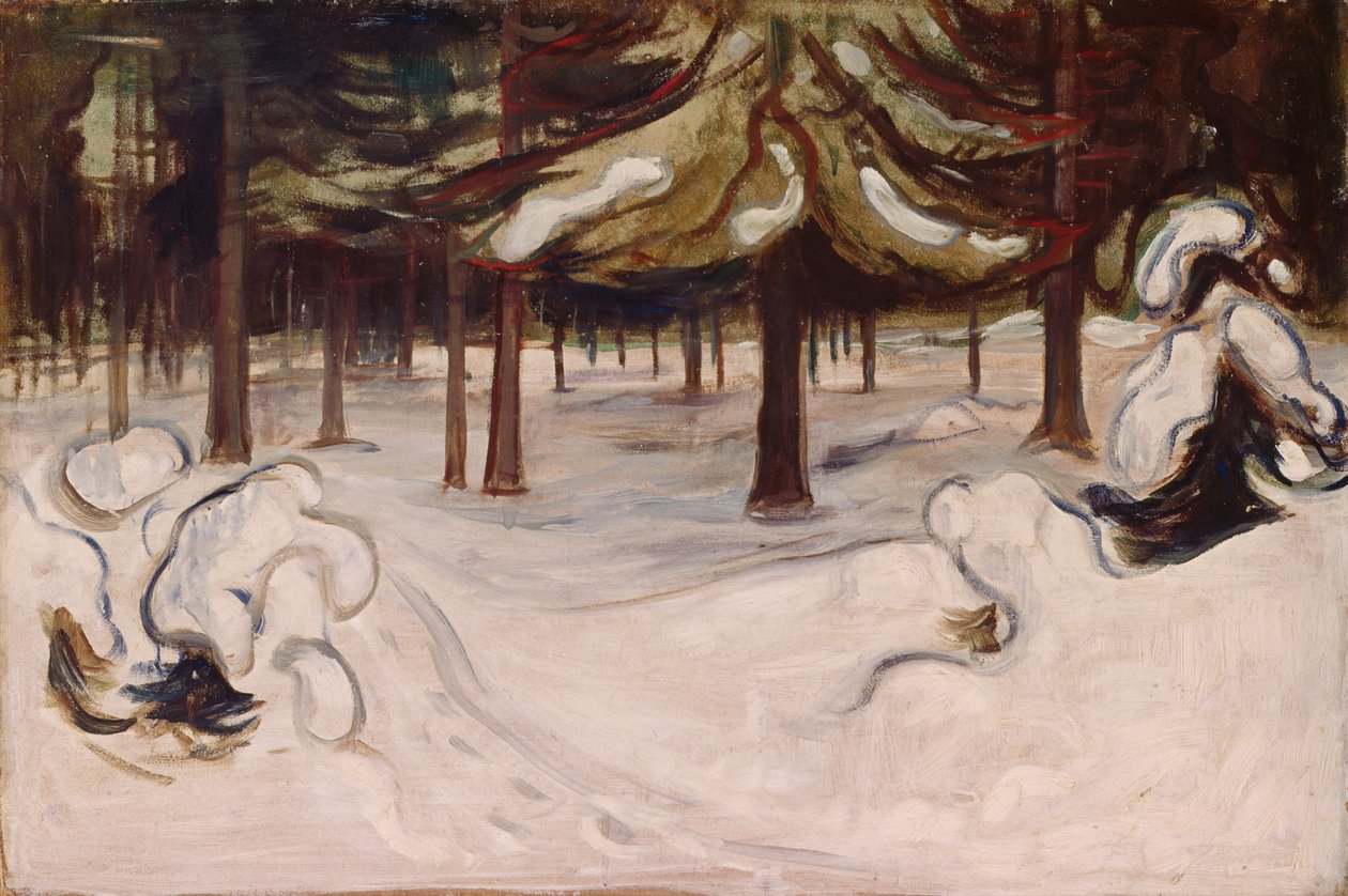 Winter door Edvard Munch