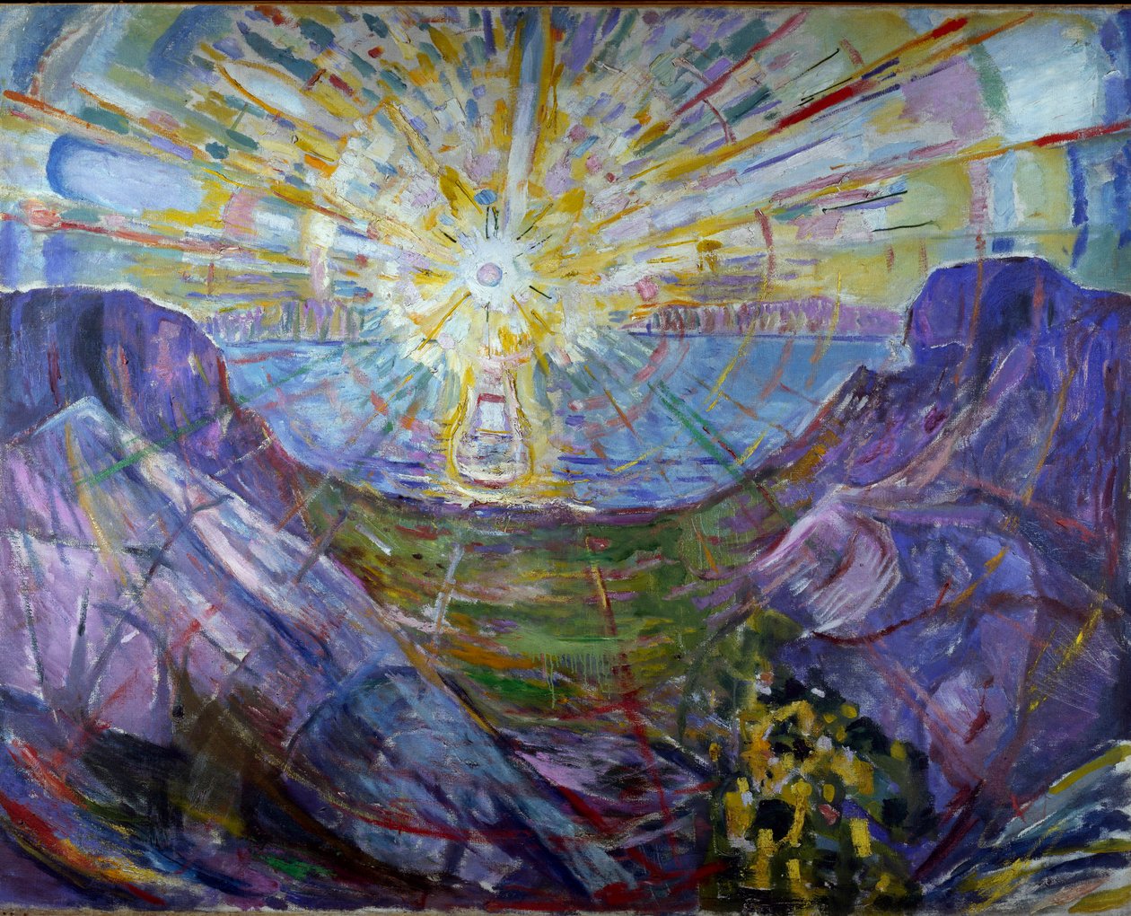 De zon door Edvard Munch