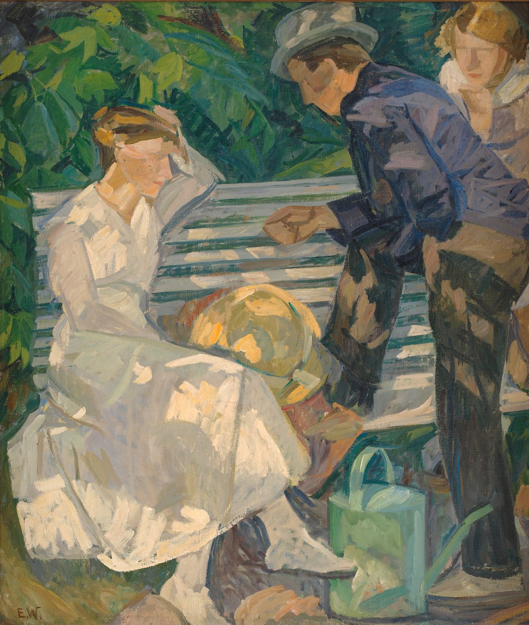 In de tuin van de dominee, Christiansø door Edvard Weie