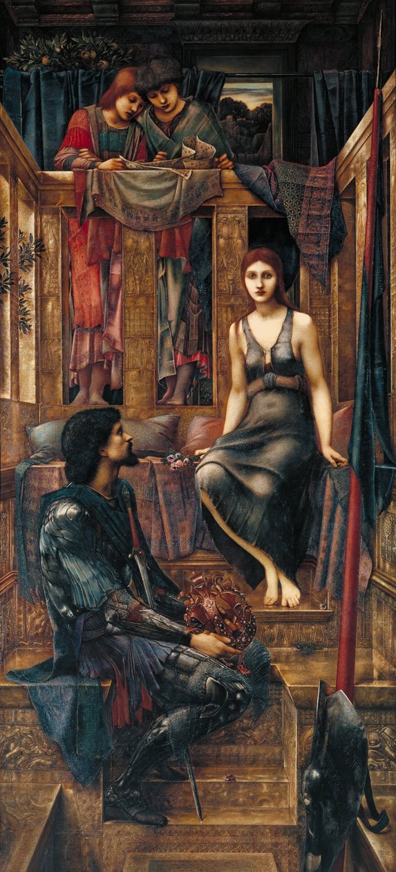 Koning Cophetua en het bedelmeisje door Edward Burne Jones
