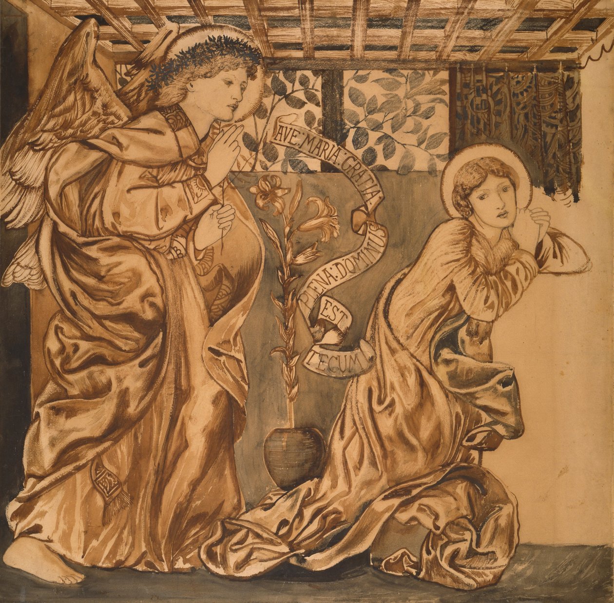 De Aankondiging door Edward Burne Jones