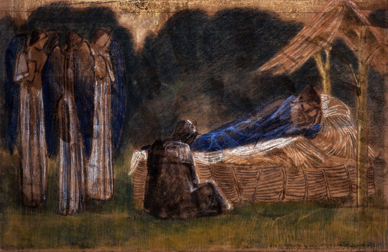 De Geboorte door Edward Burne Jones
