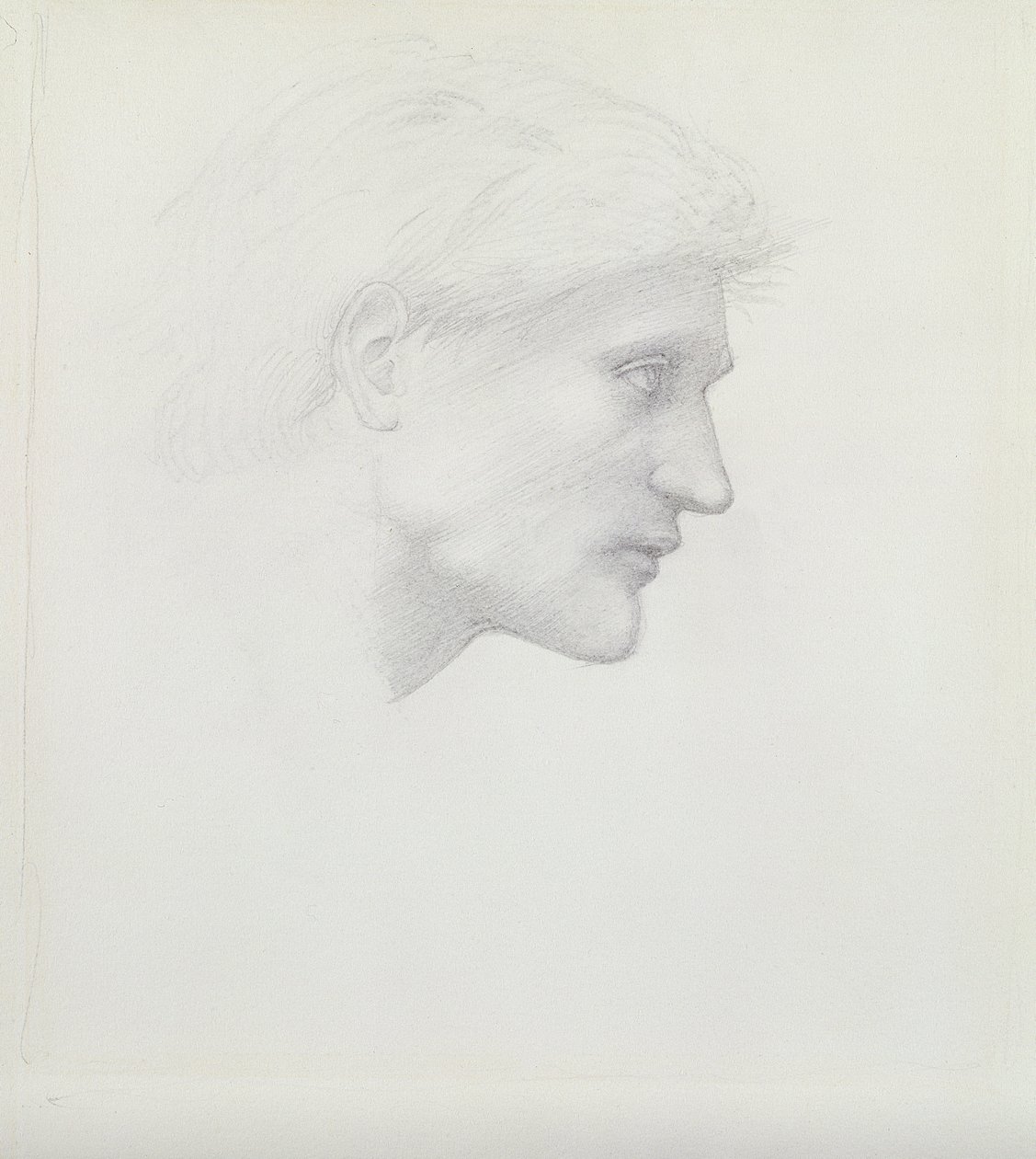 Alessandro di Marco - hoofdstudie door Edward Burne Jones