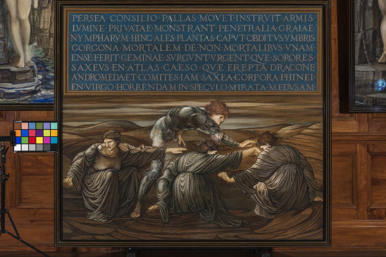 Perseus en de Graiae, 1877 door Edward Burne Jones
