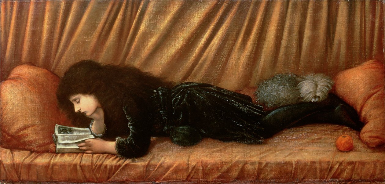 Portret van Katie Lewis door Edward Burne Jones