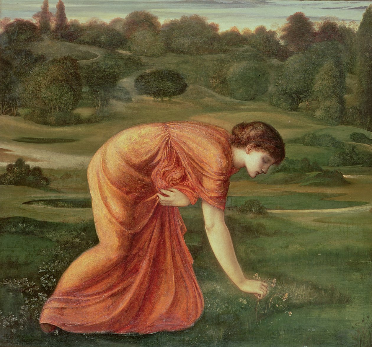 De Goudsbloem, c.1870 door Edward Burne Jones