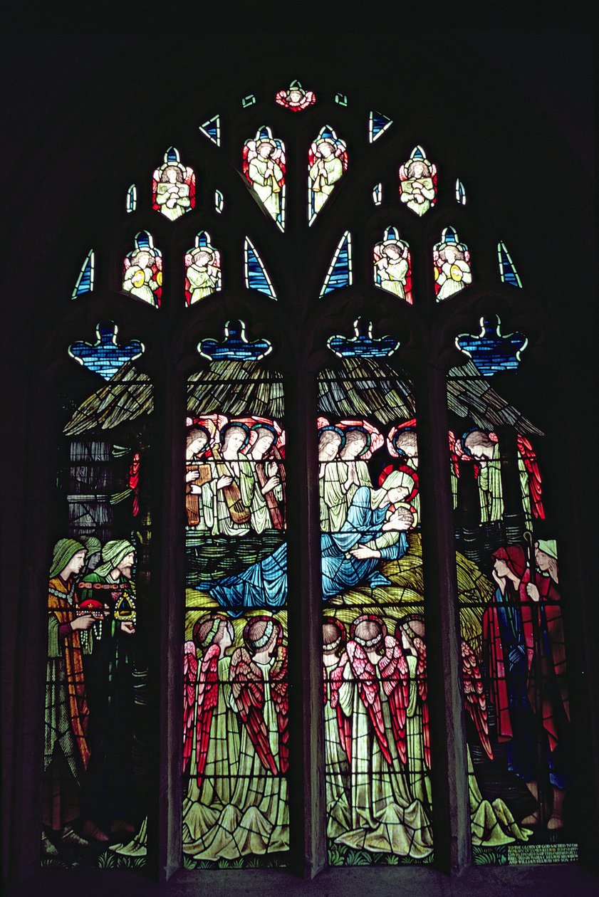 De Geboorte door Edward Burne Jones