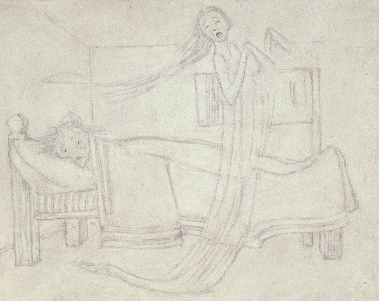 De droom van de schilder II door Edward Burne Jones