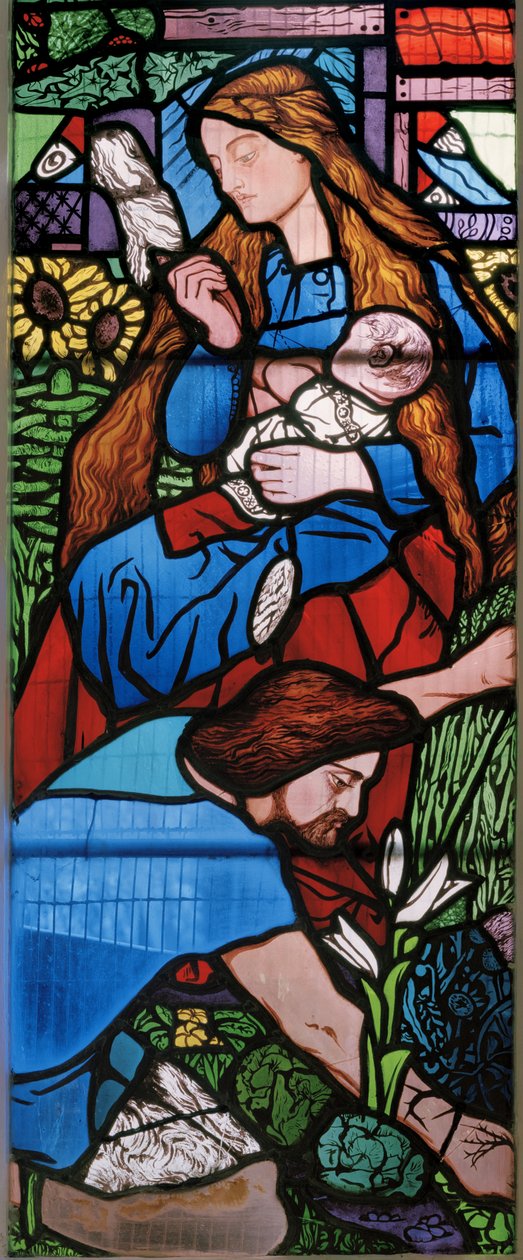 Adam en Eva na de Val, 1857 door Edward Burne Jones