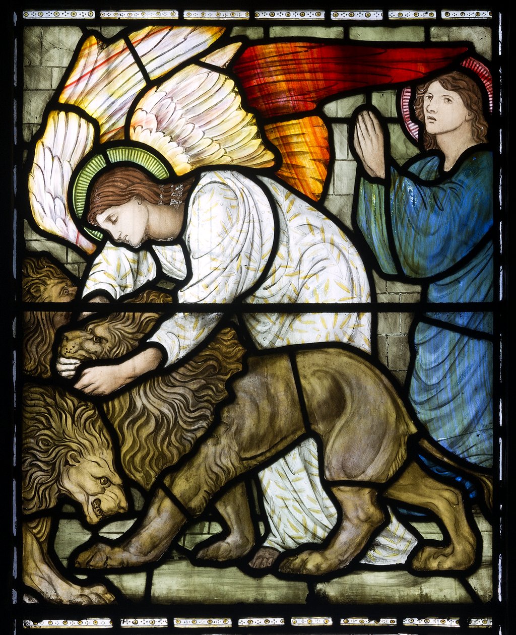 Daniël in de Leeuwenkuil door Edward Burne Jones
