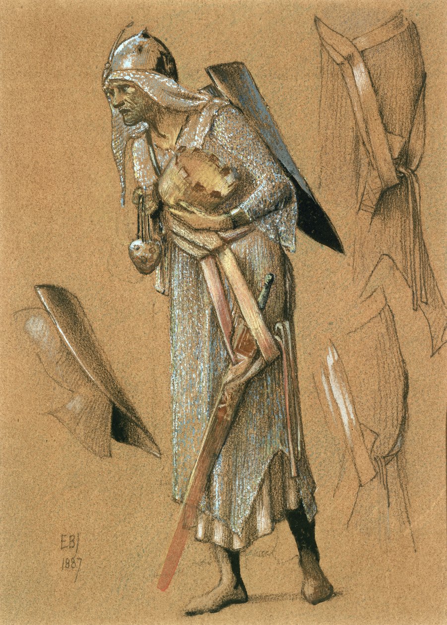 Melchior, 1887 door Edward Burne Jones