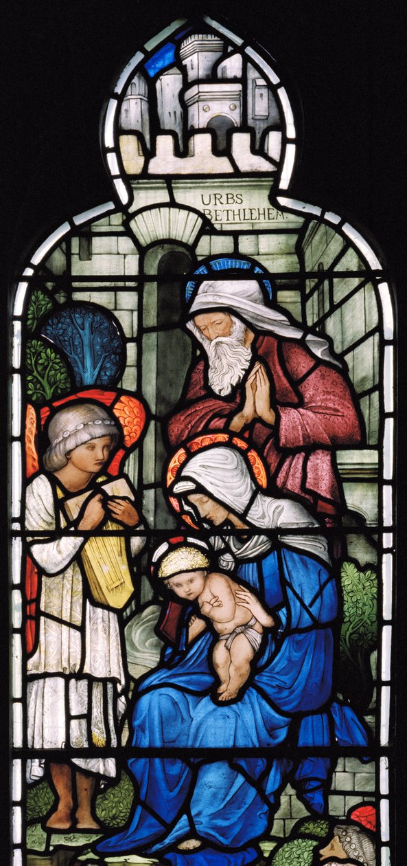 Muzikale Engel, Geboorte door Edward Burne Jones