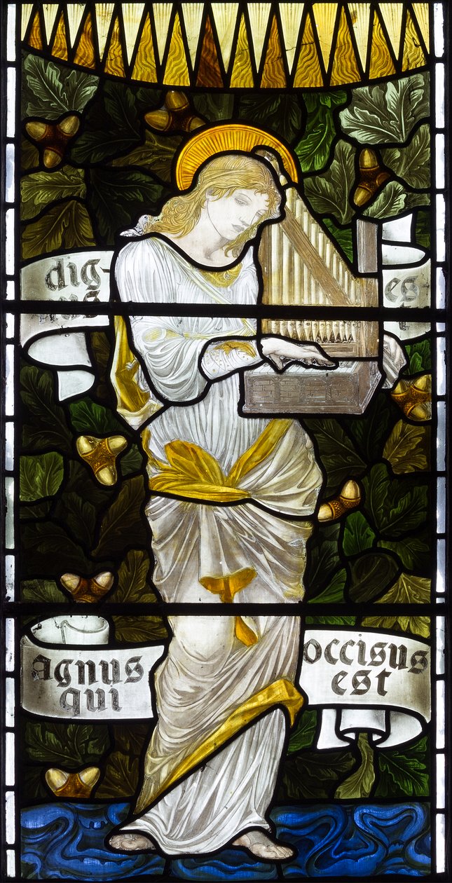 Sint Cecilia door Edward Burne Jones