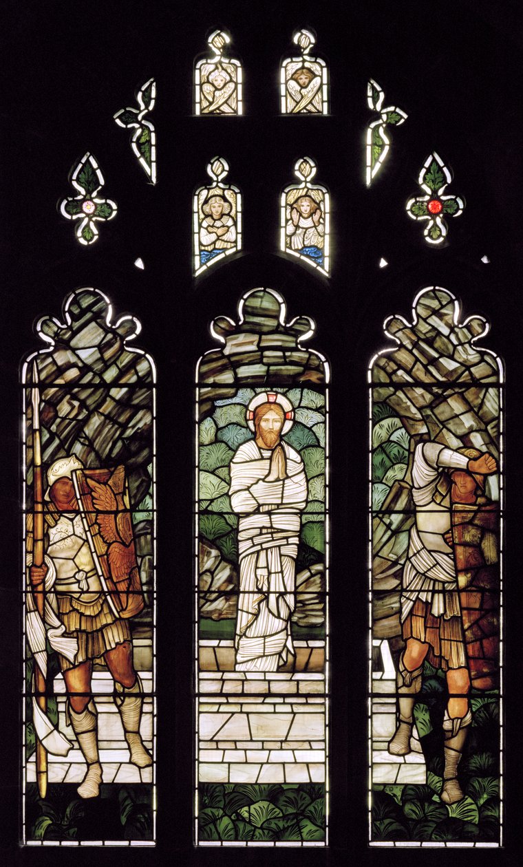 De Opstanding door Edward Burne Jones