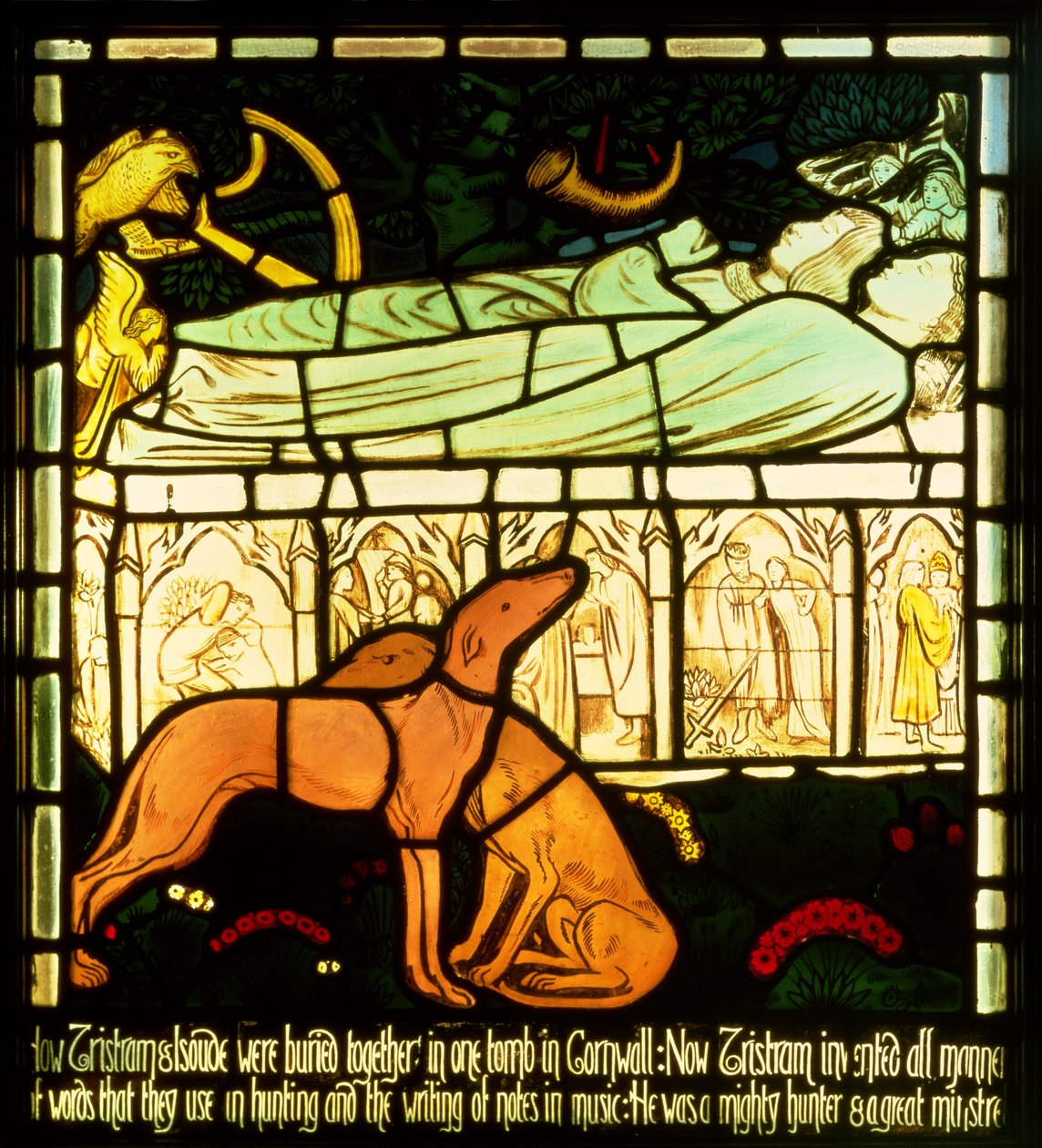 Het Graf van Tristan en Isolde de Schone, uit 