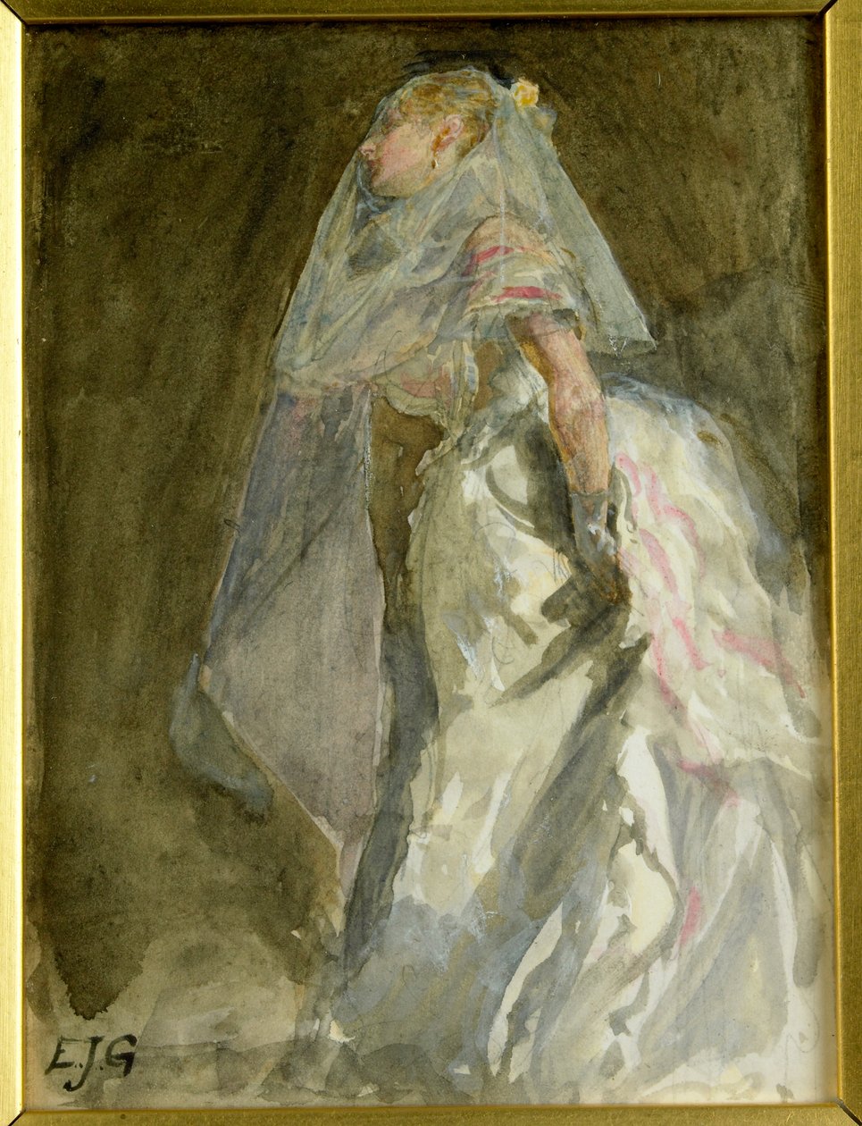 De Bruid, c.1880 door Edward John Gregory