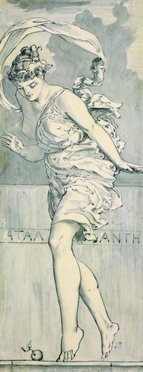 Atalanta, ca. 1866 door Edward John Poynter
