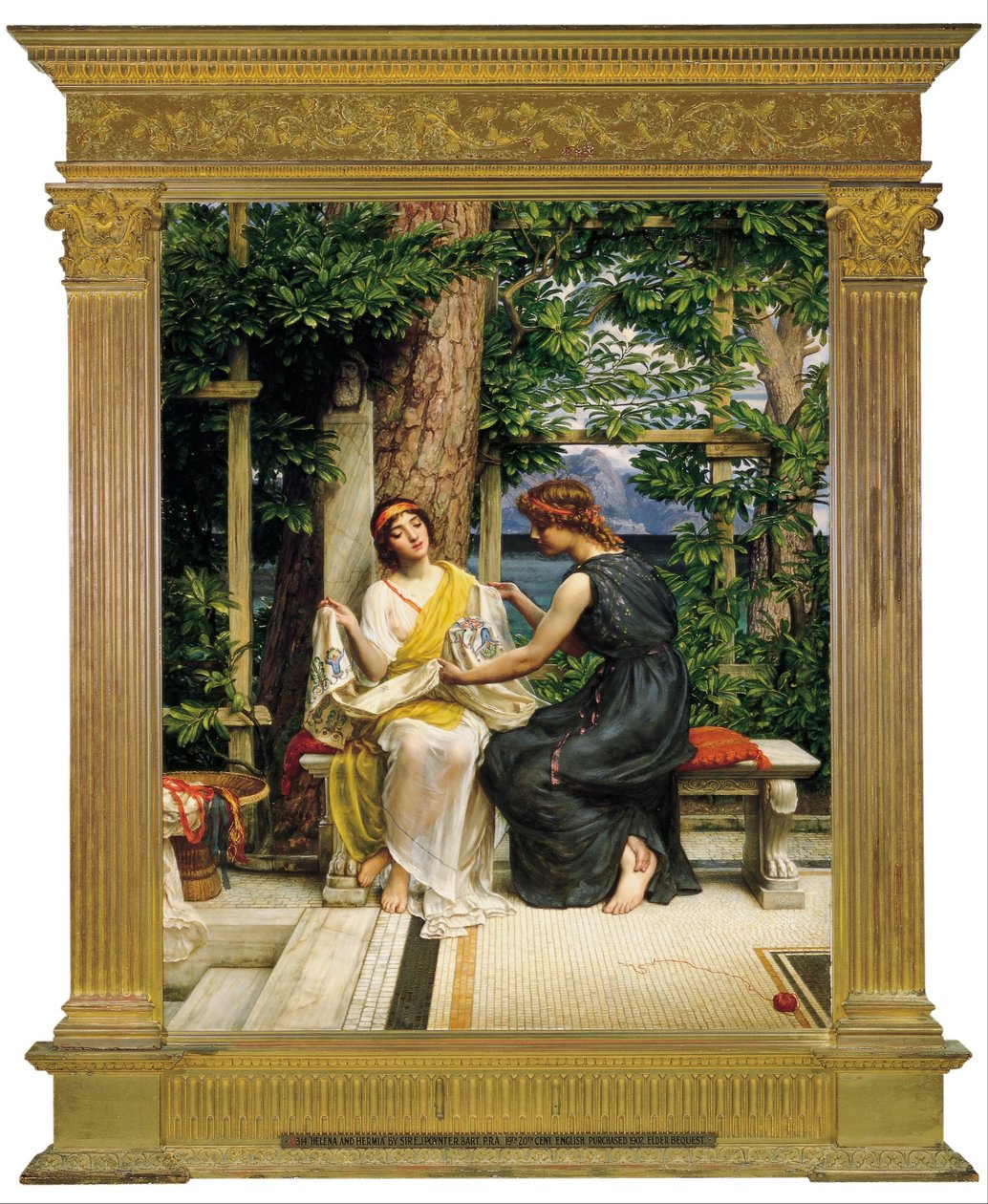 Helena en Hermia door Edward John Poynter