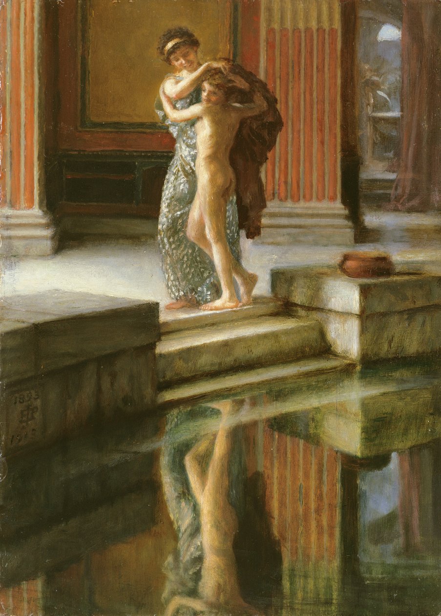 Ijdele Vrees, olieschets, 1893-1913 door Edward John Poynter