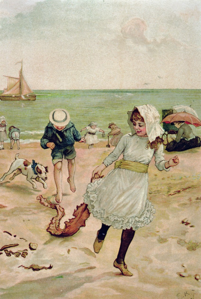 Kinderen en Zeewier van Zonnestralen door Edward Killingworth Johnson