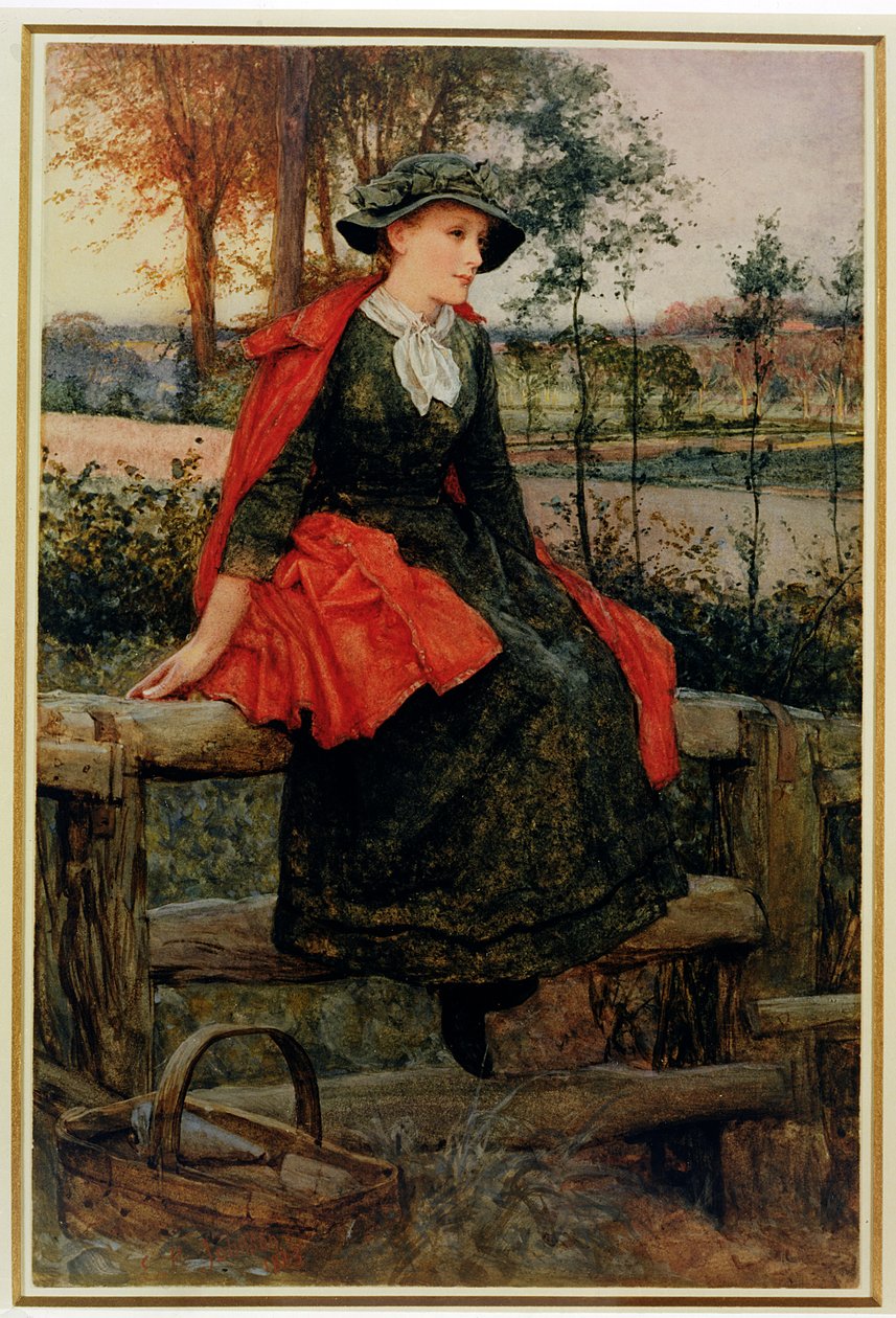 De Rode Cape, 1883 door Edward Killingworth Johnson