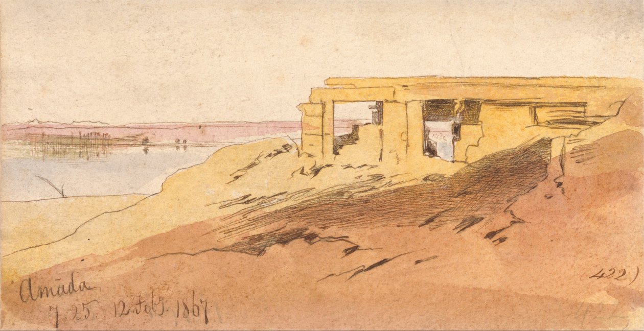 Amada, 7-25 a.m., 12 februari 1867 (422) door Edward Lear