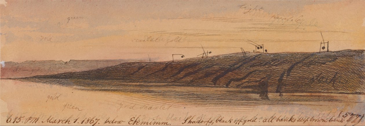 Onder Ekhmim door Edward Lear