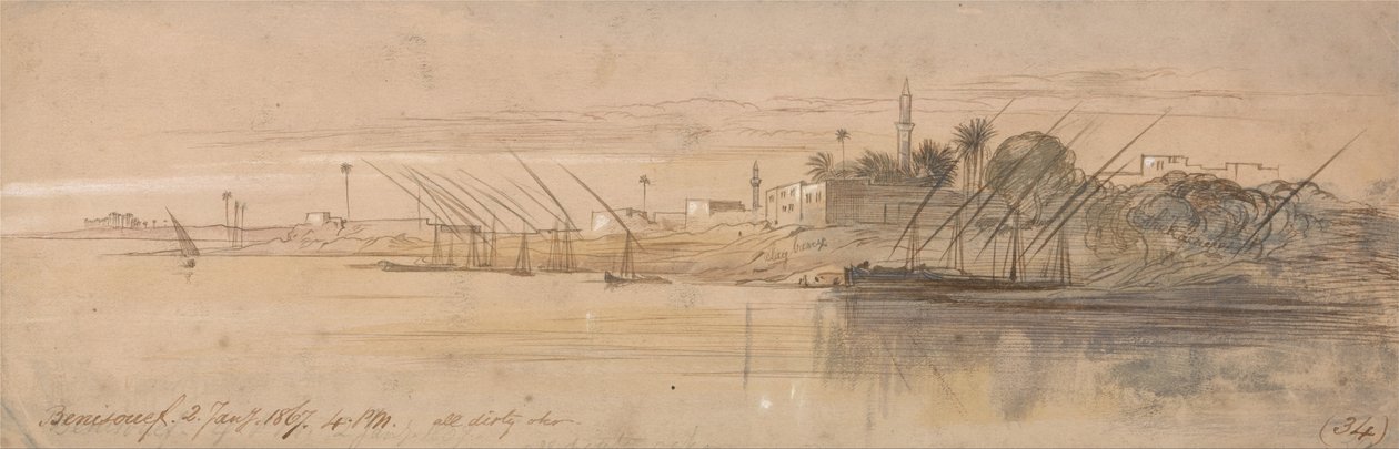 Benisouef door Edward Lear