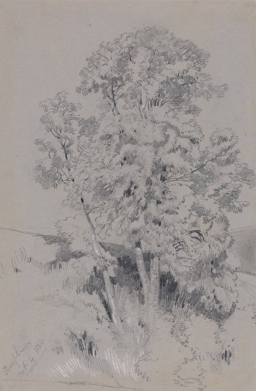 Burpham 4 oktober 1834 door Edward Lear