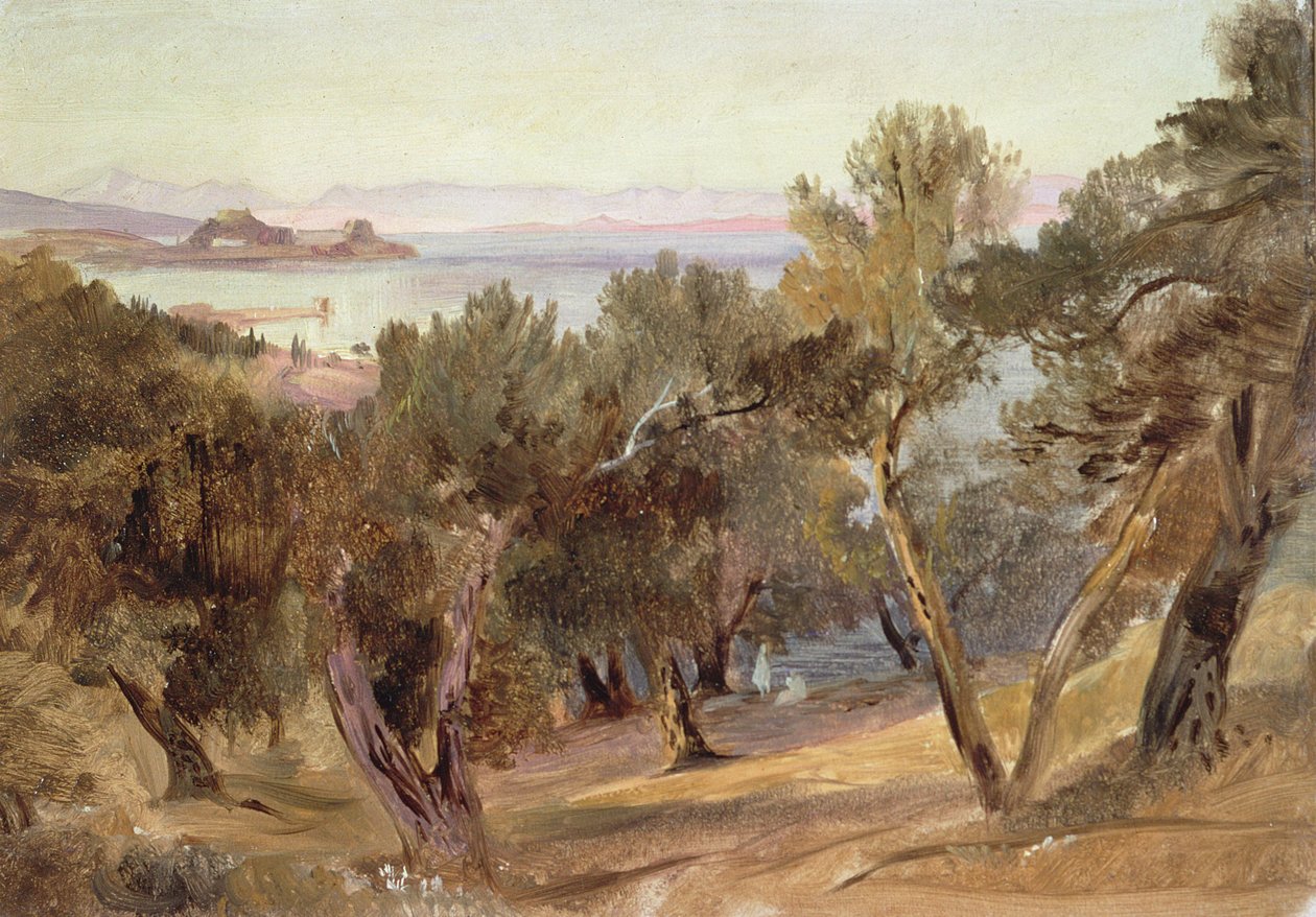Corfu, 19e eeuw door Edward Lear