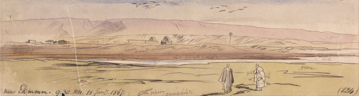 Bij Ekhmim door Edward Lear