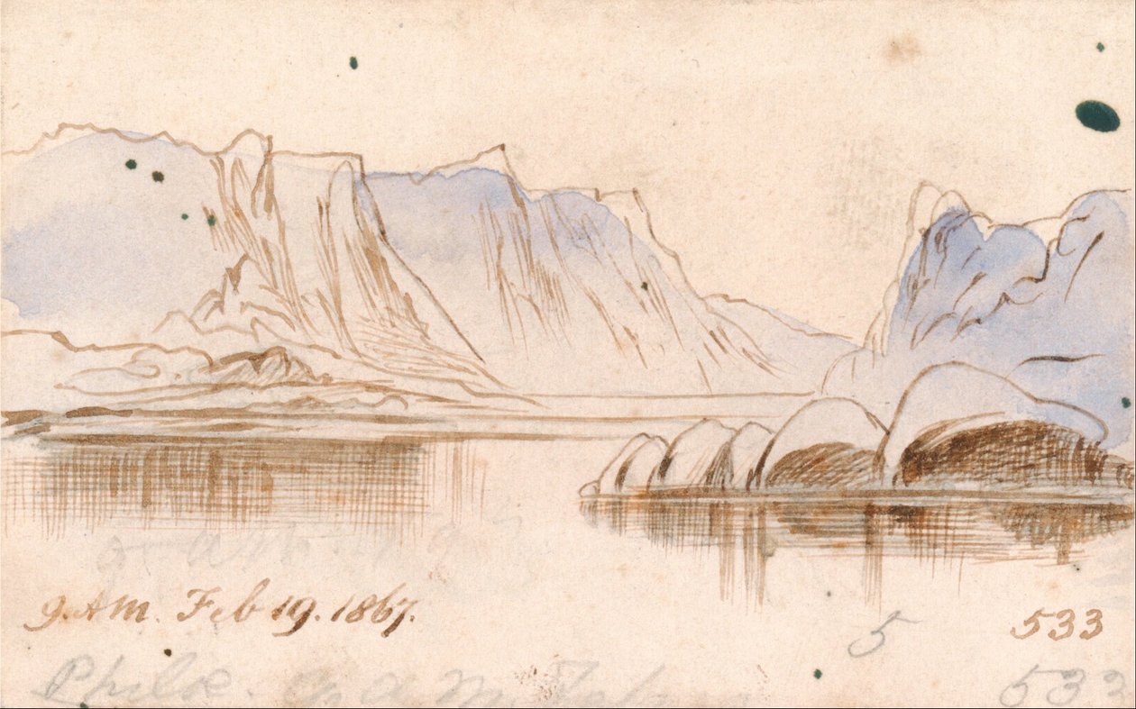 Philae door Edward Lear