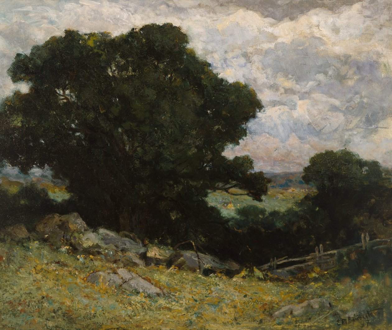 Landschap door Edward Mitchell Bannister