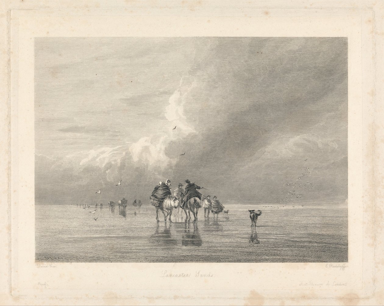 Lancaster Sands door Edward Radclyffe