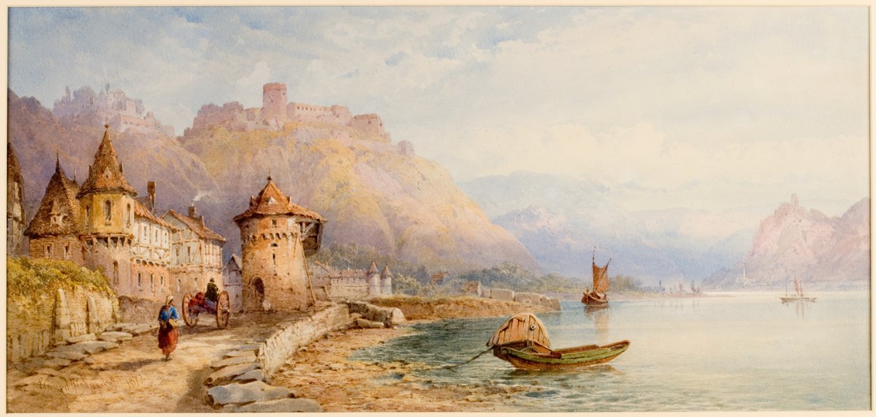 Aan de Rijn door Edward Richardson
