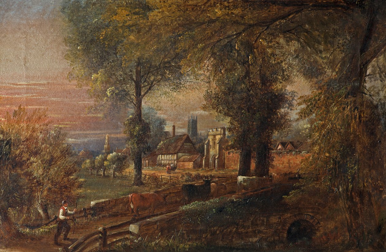 Llanthony, Gloucester door Edward Smith