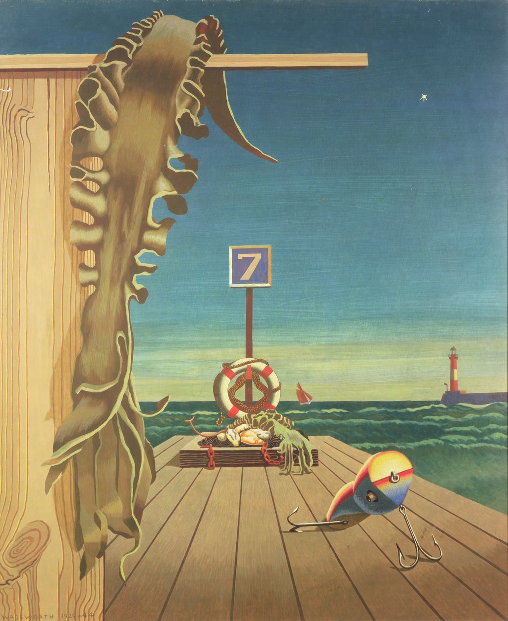Morgenochtend door Edward Alexander Wadsworth