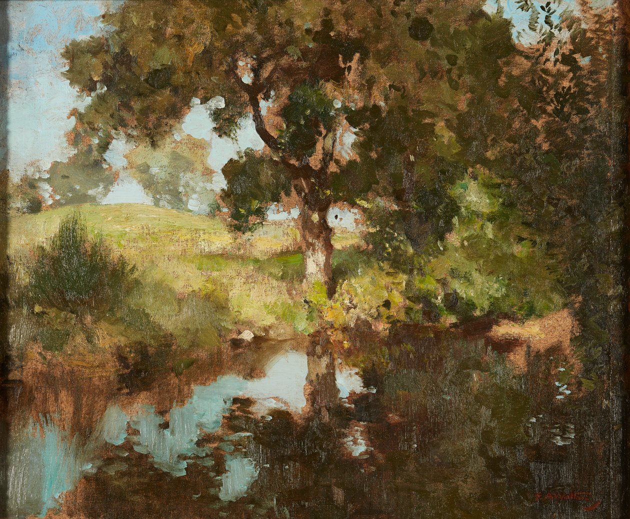 Zomer Reflecties door Edward Arthur Walton