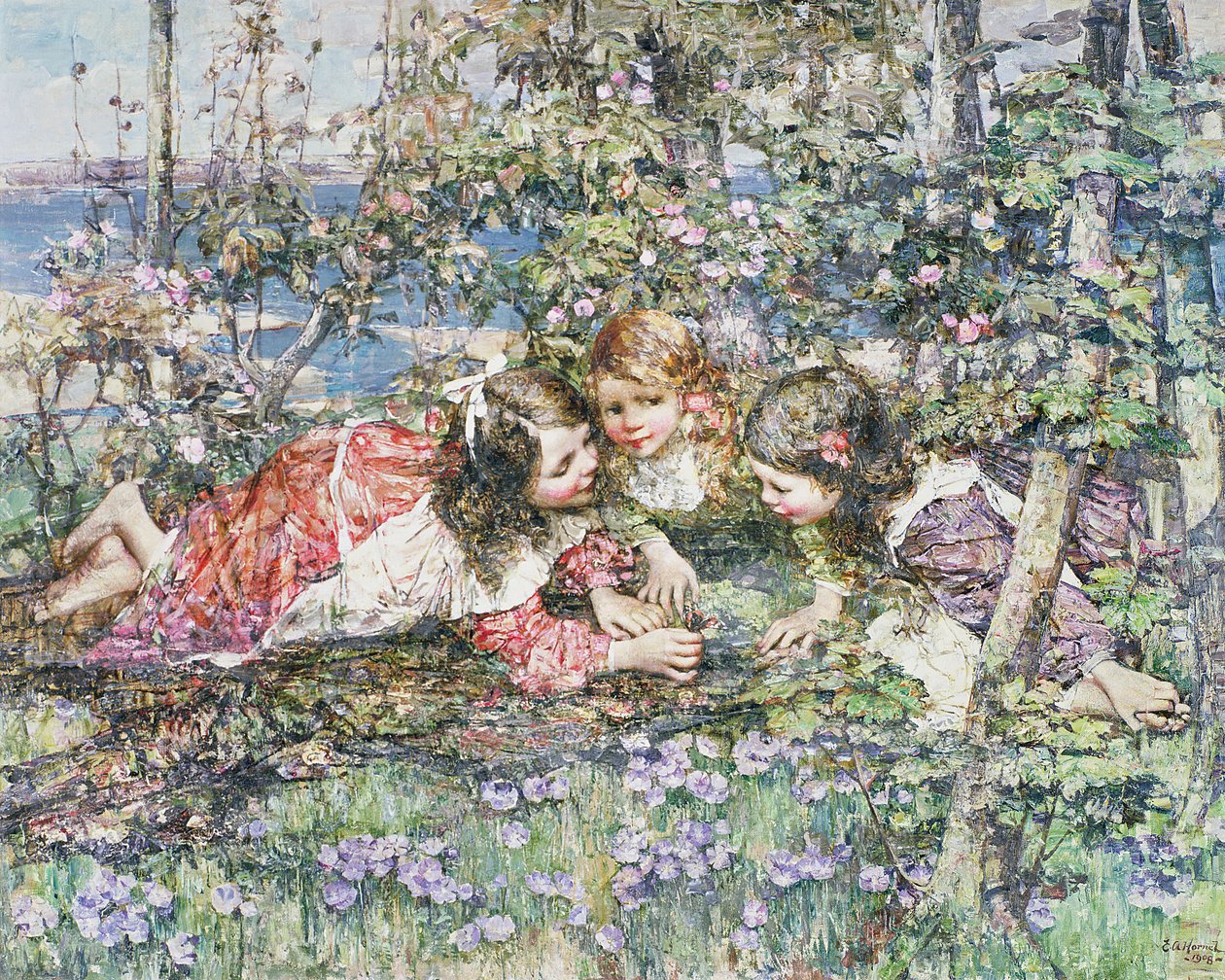 Een Zomeridylle door Edward Atkinson Hornel