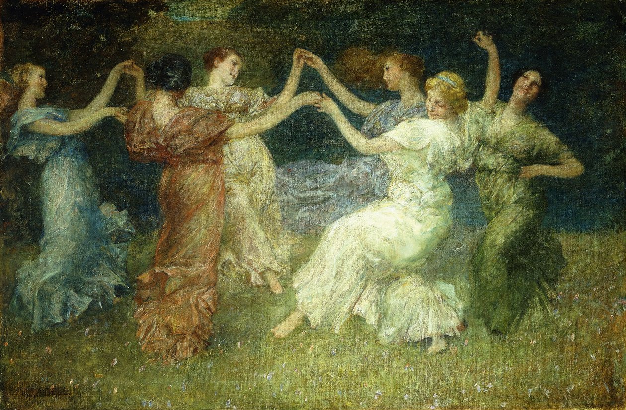 De dansers door Edward August Bell